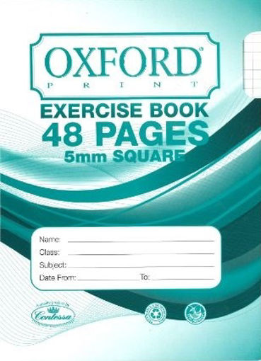 Picture of EXERCISE BOOK 48PGS 5MM SQUARE
